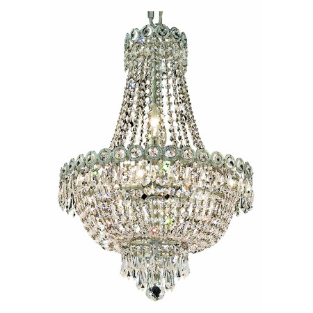 Elegant Lighting Swarovski Elements Clear Crystal Century 8-Light V1900D16C/SS